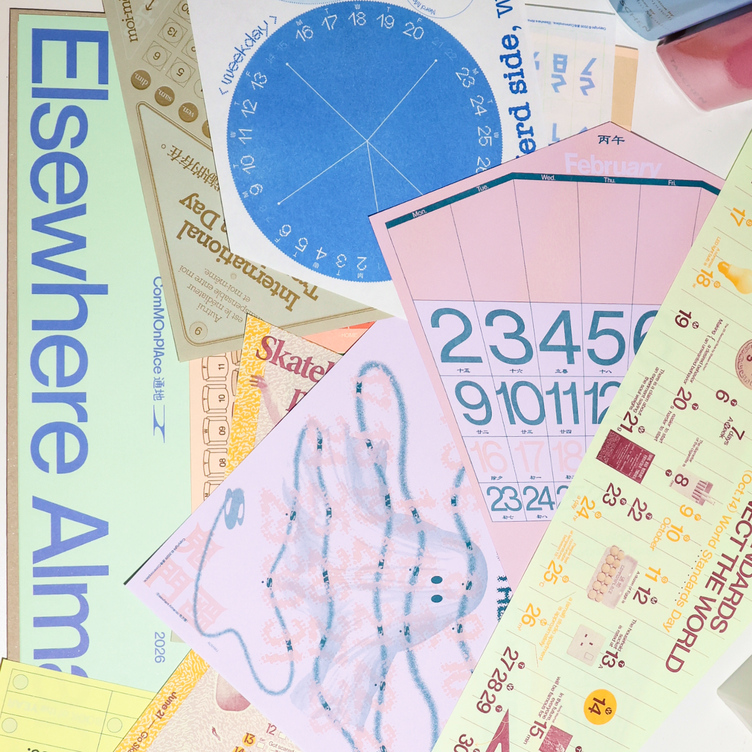 2026 他方暦 Elsewhere Almanac （Full Calendar Set + Pocket Ver.）