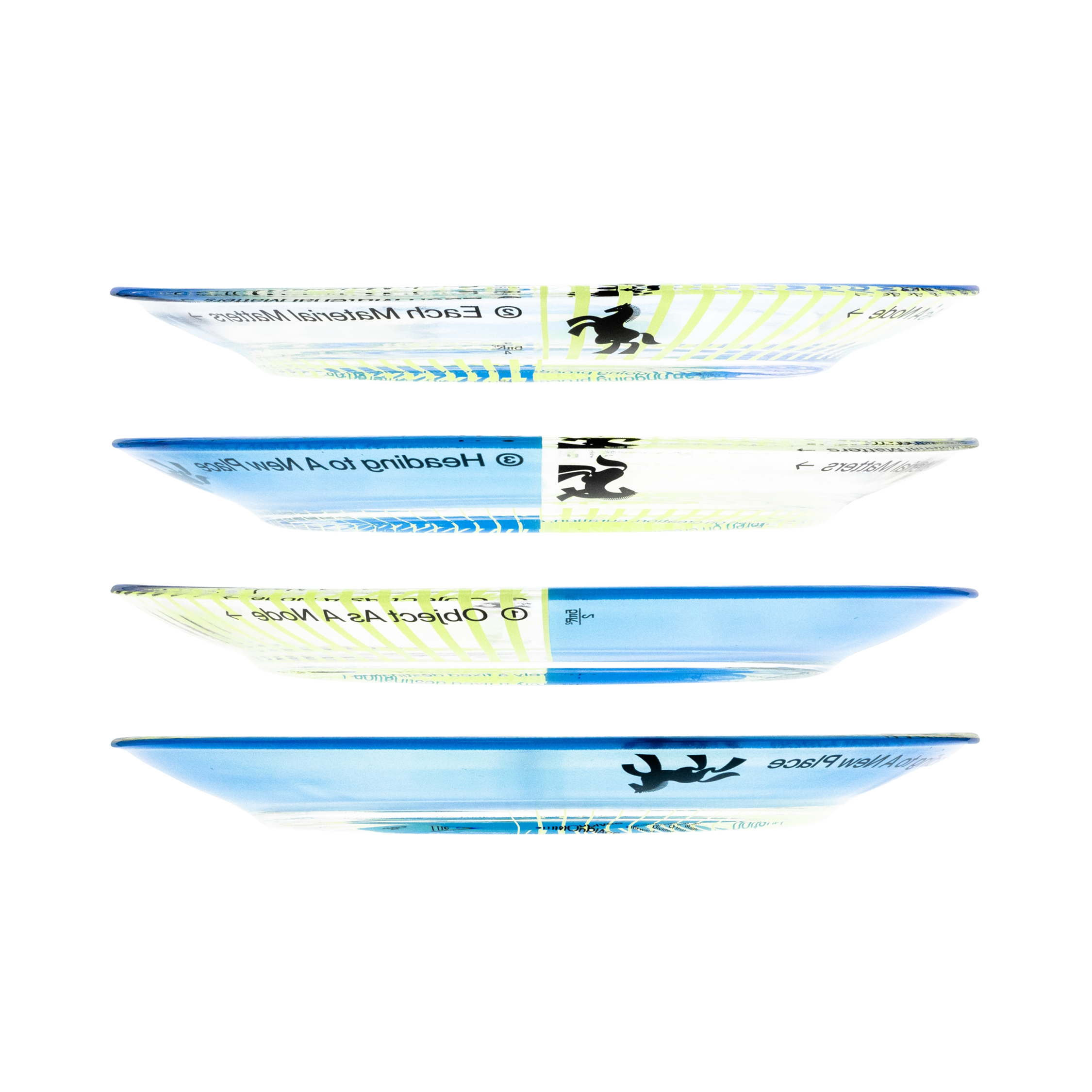 Glassware 驫 ⅓ 玻璃盤 Troika